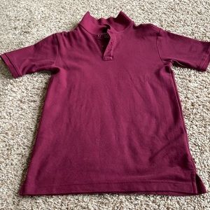 Nautical school uniform polo shirt